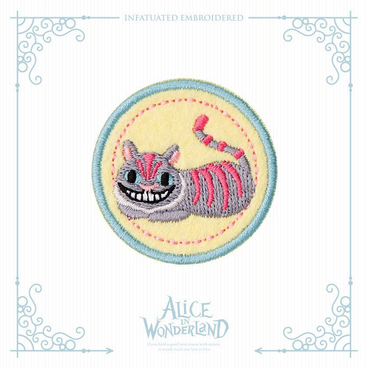 Alice in Wonderland Embroidered Patches - Multiple Designs Available - CheerCove