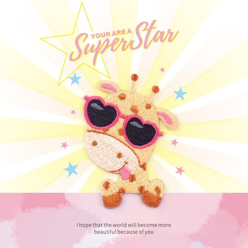 Super Star Embroidered Patches - Multiple Designs Available - CheerCove