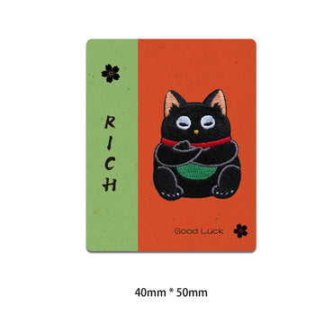 Lucky Beckoning Cat Patches(Stick-On)