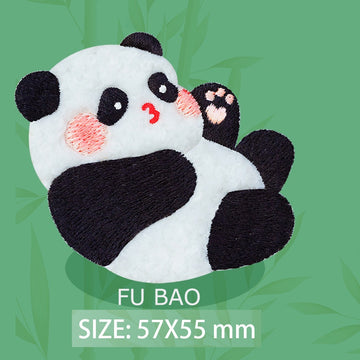 Popular Panda Embroidered Patches - Multiple Designs Available - CheerCove