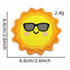 Coastal Summer Patches (Iron-On)