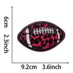 Holographic Leopard Rugby Patches (Iron-On) - CheerCove
