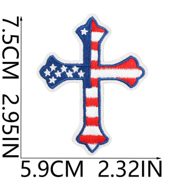 American Memorial Day ① Patches (Iron-On) - CheerCove