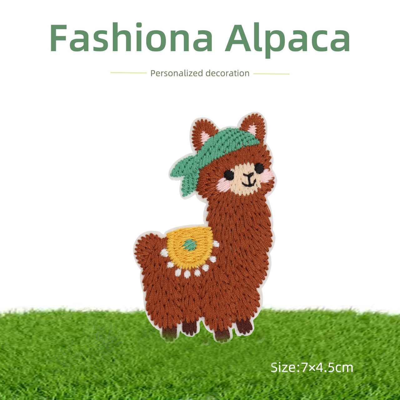 Fluffy Alpaca Patches (Stick-On)