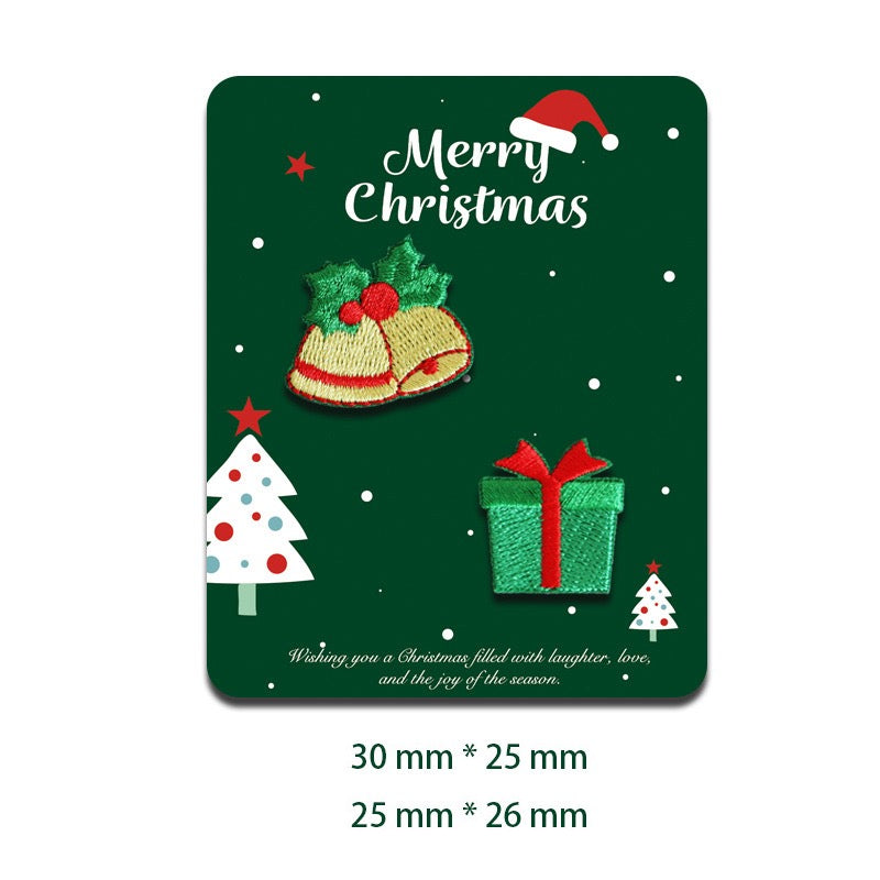 Christmas Embroidered Patches - Multiple Designs Available - CheerCove