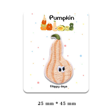 Cute Pumpkin Embroidered Patches - Multiple Designs Available - CheerCove