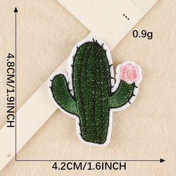 Cactus Embroidered Patches - Multiple Designs Available - CheerCove