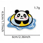 Panda ② Patches (Iron-On)