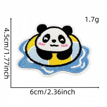 Panda ② Patches (Iron-On)