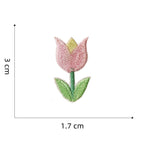 Tulip Embroidered Patches - Multiple Designs Available - CheerCove