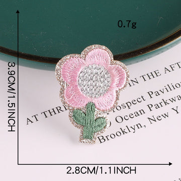Flower Embroidered Patches - Multiple Designs Available - CheerCove