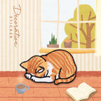 Napping Kitty Patches (Iron-On)