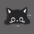 Cute Black Cat Patches (Stick-On) - CheerCove