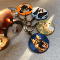 Cute Dog Double-Sided Embroidered Charms  ② - CheerCove