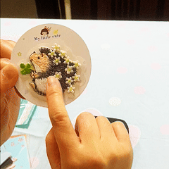 Happy Hedgehog Patches(Stick-On) - CheerCove