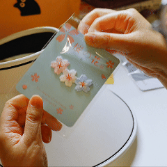 Cherry Blossom Rabbit Patches(Stick-On) - CheerCove