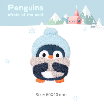 Penguin Embroidered Patches - Multiple Designs Available - CheerCove