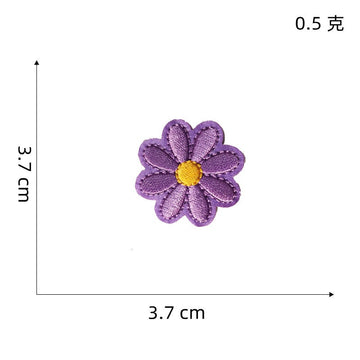 Colorful Daisies Patches (Iron-On)