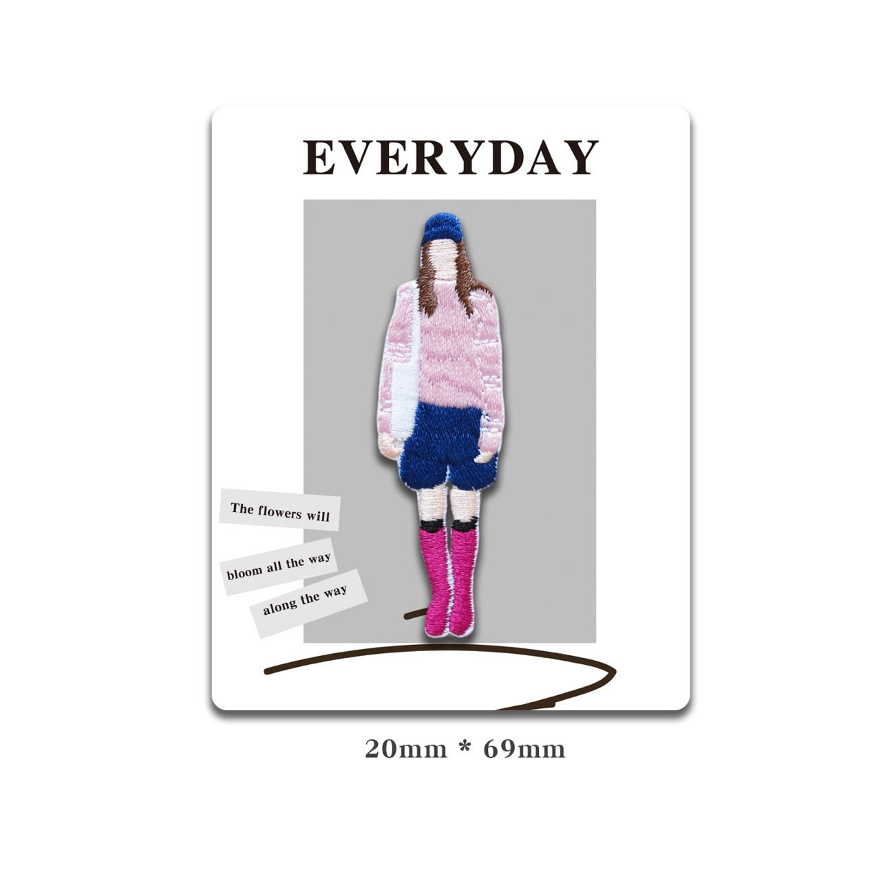 Urban Chic Girl Embroidered Patches - Multiple Designs Available - CheerCove