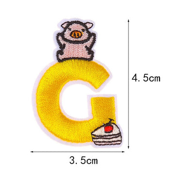 Animal Alphabet Embroidered Patches - CheerCove