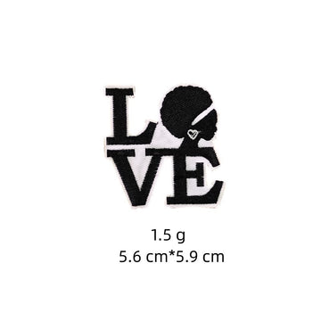 Fashion Girl ② Patches (Iron-On)