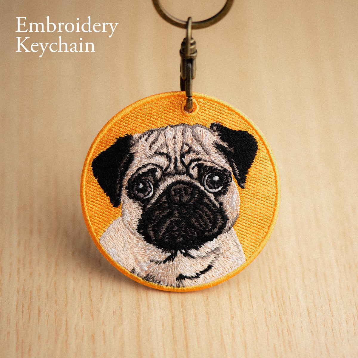 Cute Dog Double-Sided Embroidered Keychains ② - CheerCove