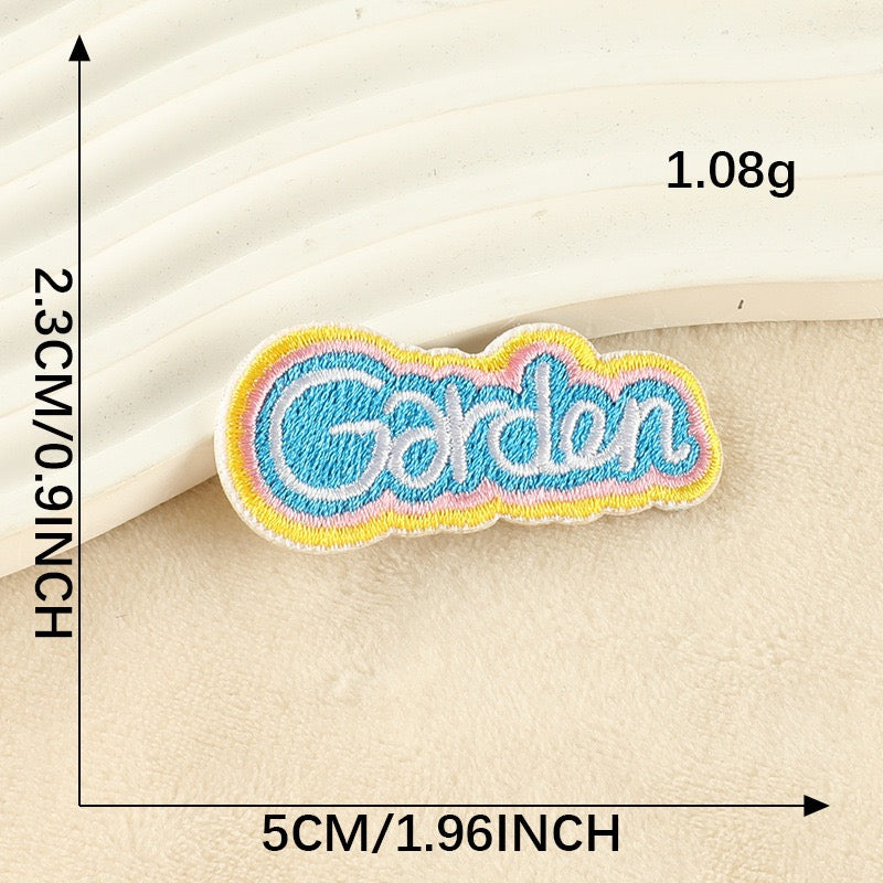 Rainbow Words Embroidered Patches ② - Multiple Designs Available - CheerCove