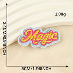 Rainbow Words Embroidered Patches ① - Multiple Designs Available - CheerCove