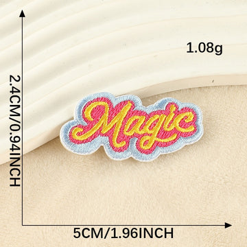 Rainbow Words Embroidered Patches ① - Multiple Designs Available - CheerCove