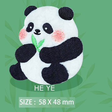 Popular Panda Embroidered Patches - Multiple Designs Available - CheerCove