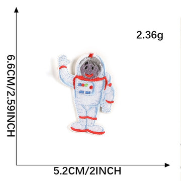 Rocket Embroidered Patches ② - Multiple Designs Available - CheerCove