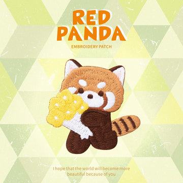 Cute Red Panda Embroidered Patches - Multiple Designs Available - CheerCove