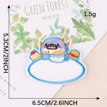 Write-On Name Embroidered Patches ② - Multiple Designs Available - CheerCove