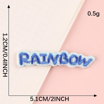 Minimalist Word Embroidered Patches ② - Multiple Designs Available - CheerCove