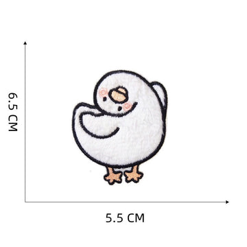 Cartoon Duck Embroidered Patches - Multiple Designs Available - CheerCove