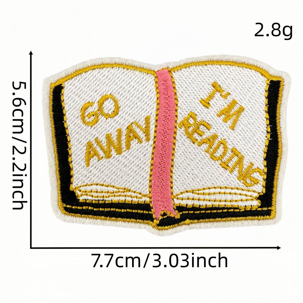 Books Patches (Iron-On)