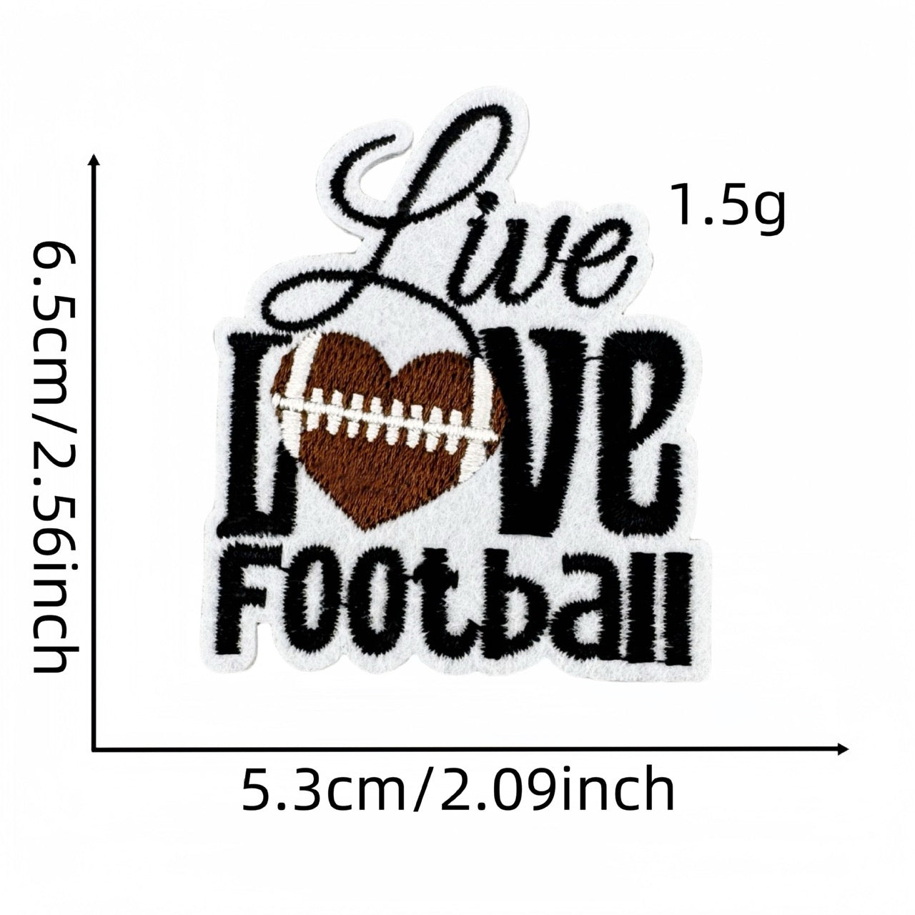 Football ② Patches (Iron-On)