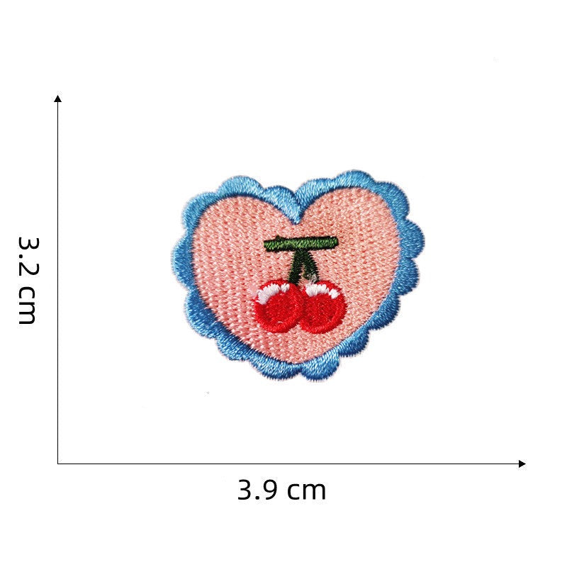 Assorted Heart Embroidered Patches - Multiple Designs Available - CheerCove
