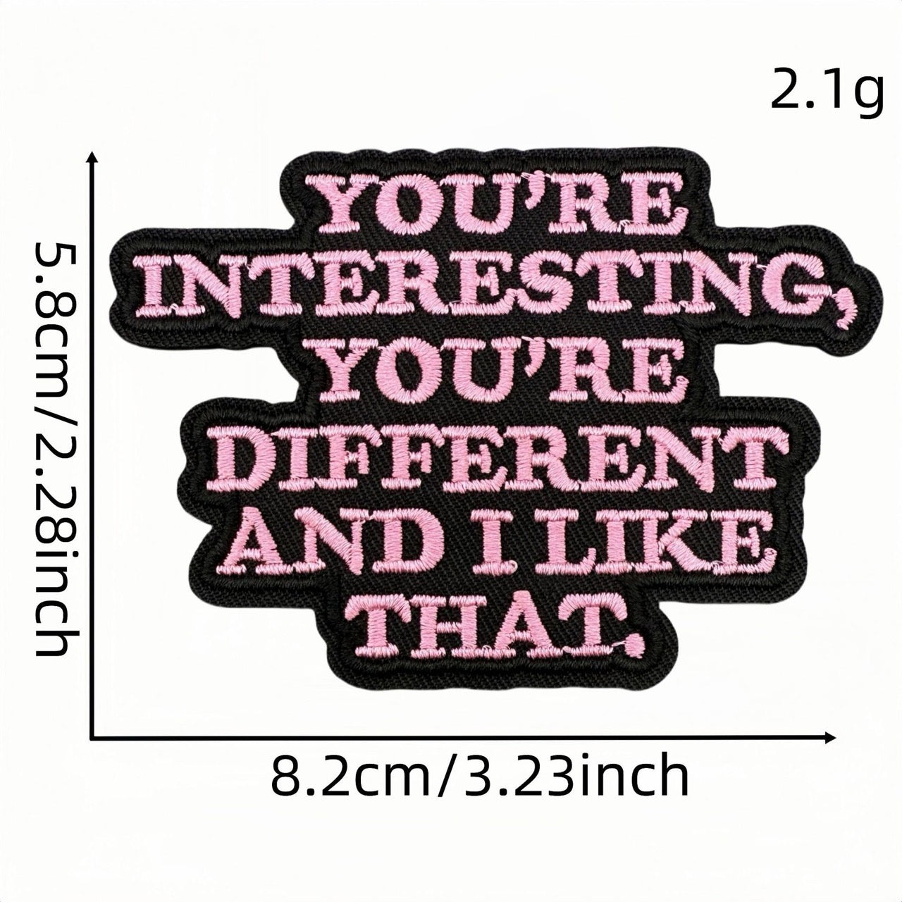 Dark & Gothic Phrases ② Patches (Iron-On)