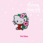 Bow-Faced Kitten Patches (Iron-On)