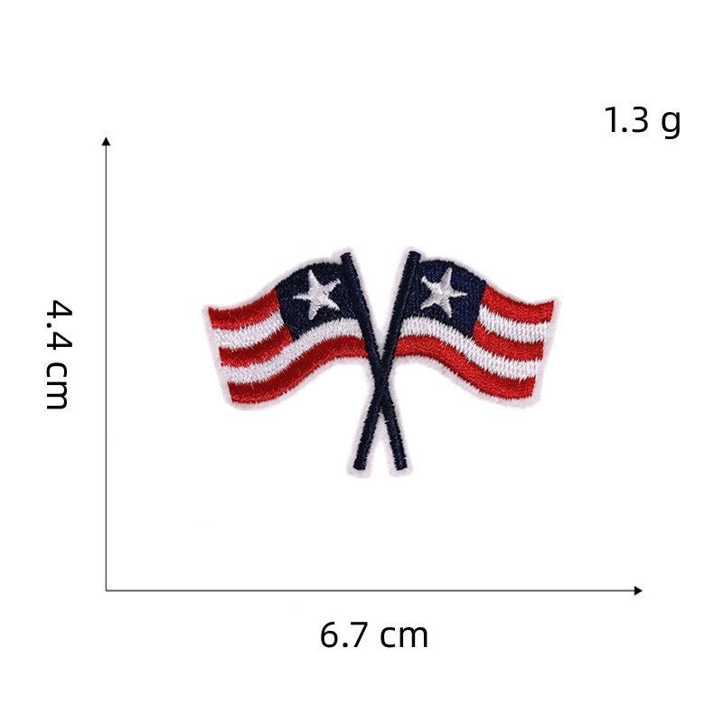 Stars & Stripes ② Patches (Iron-On)