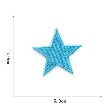 Colorful Stars Patches (Iron-On)
