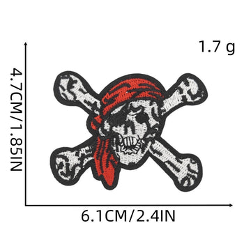 Skull Patches (Iron-On)