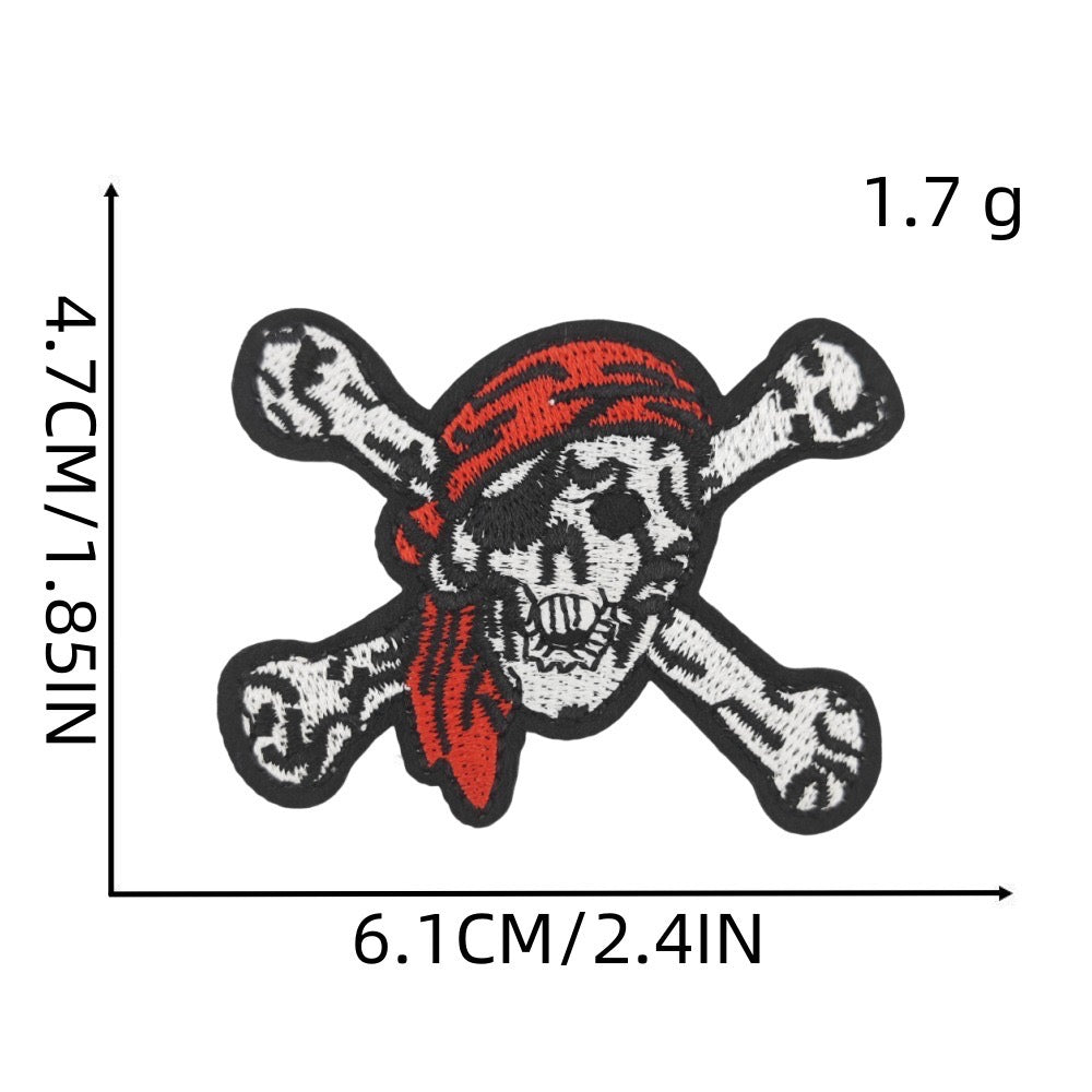 Skull Patches (Iron-On)