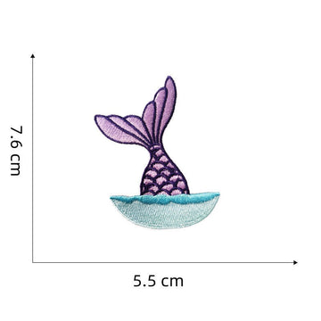 Mermaid Embroidered Patches - Multiple Designs Available - CheerCove