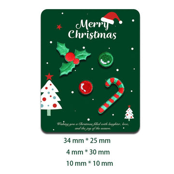 Christmas Embroidered Patches - Multiple Designs Available - CheerCove