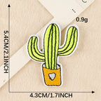 Cactus Embroidered Patches - Multiple Designs Available - CheerCove