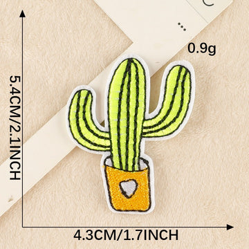 Cactus Embroidered Patches - Multiple Designs Available - CheerCove