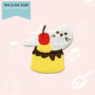 Animals with Desserts Patches(Stick-On)