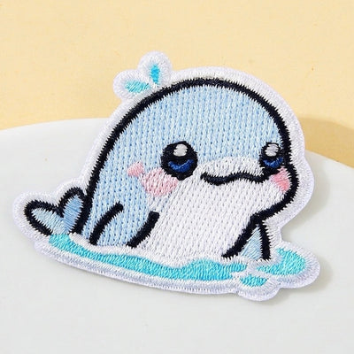 Kawaii Dolphin Patches (Stick-On)